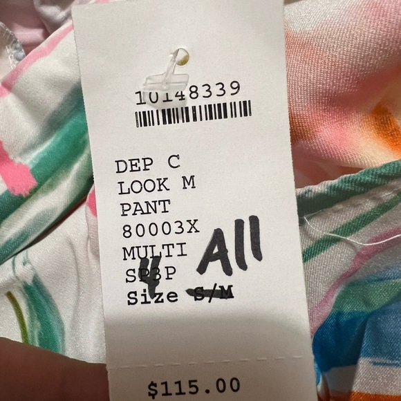 Unique multi color pants size M NWT - Picture 4 of 4